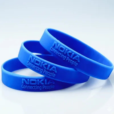 Embossed Silicone Wristband