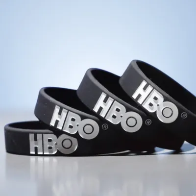 Debossed Ink-Filled Wristband